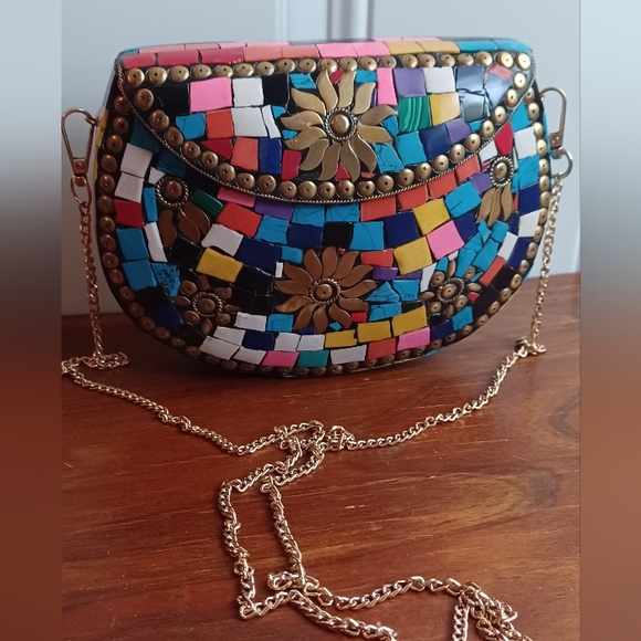Ramla Handbags - RAMLA Sunshine Mosaic Bag